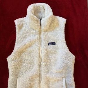 Patagonia Los Gatos Fleece Vest, Birch white, size M